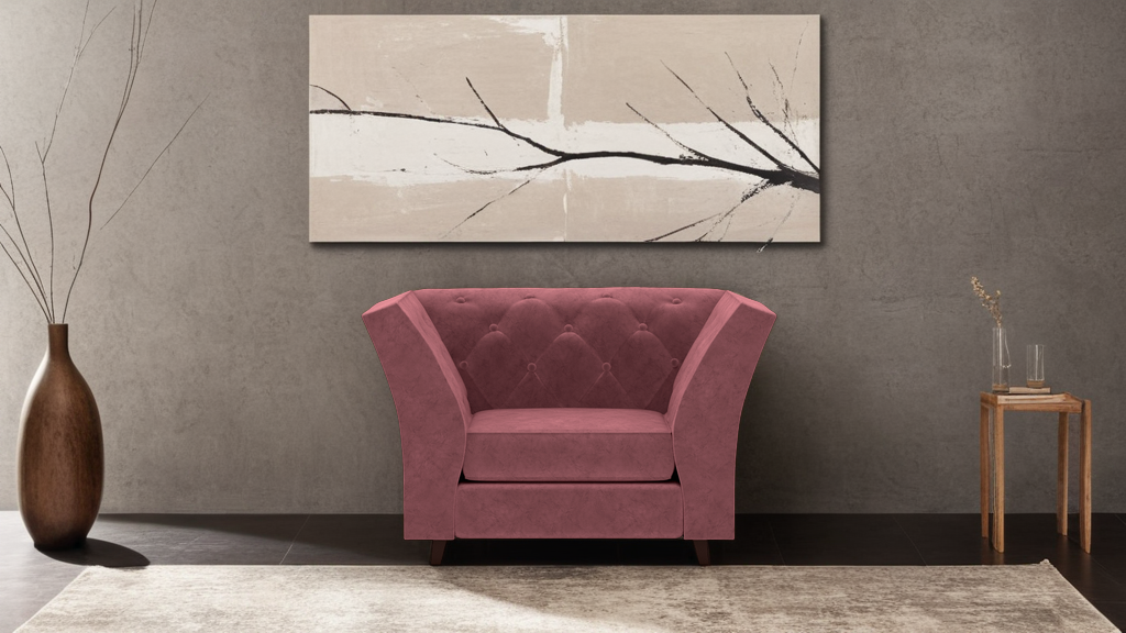 Paris 1 Seater Fabric Sofa