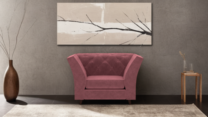 Paris 1 Seater Fabric Sofa