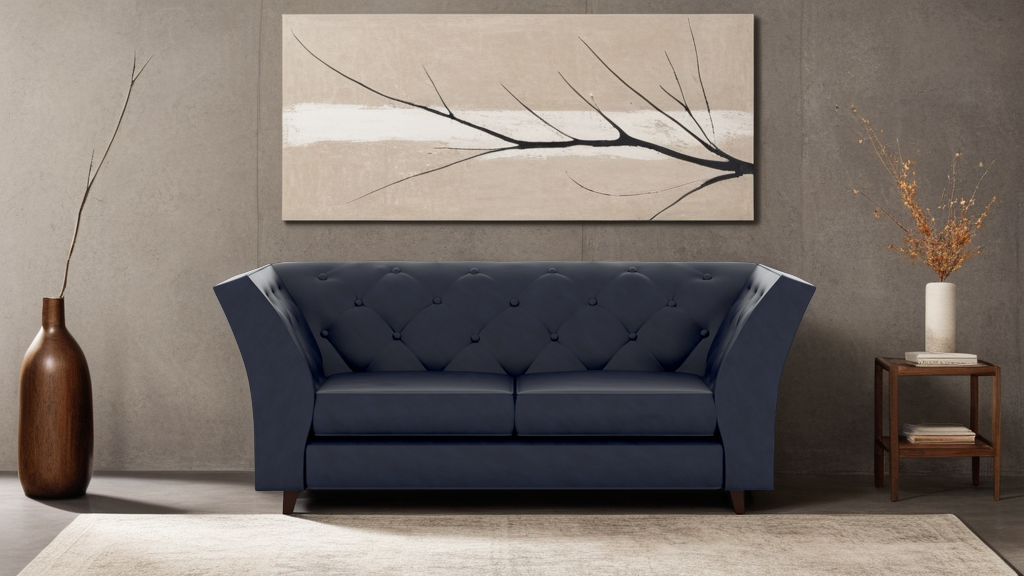 Paris 2 Seater Artificial Leather Sofa