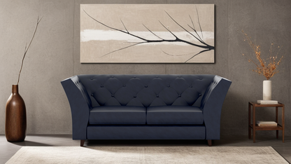 Paris 2 Seater Artificial Leather Sofa