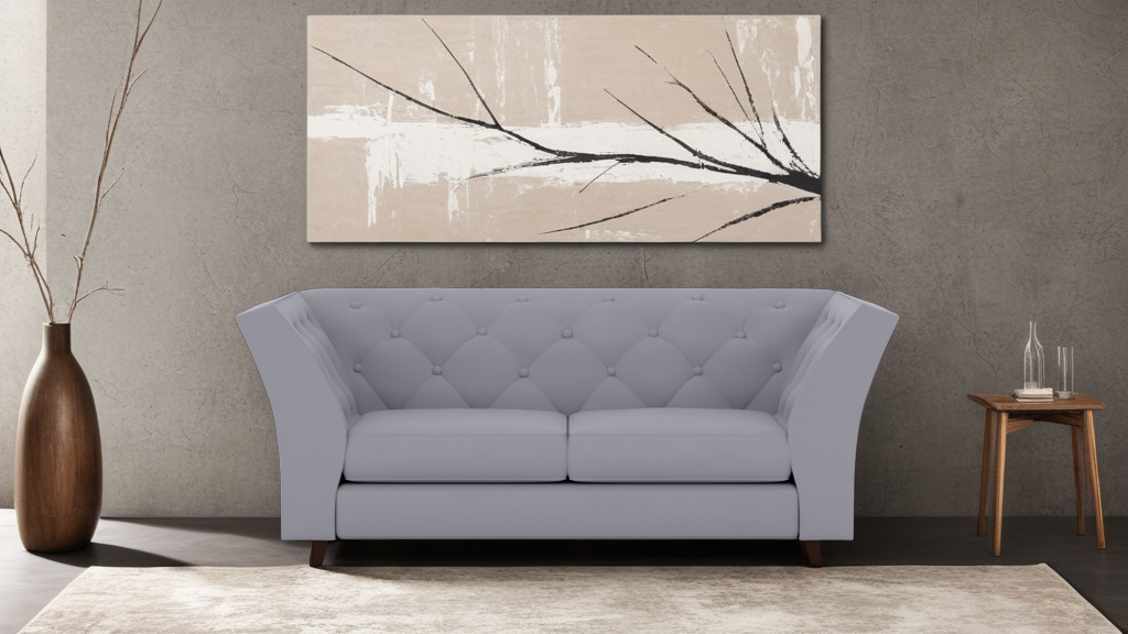 Paris 2 Seater Fabric Sofa