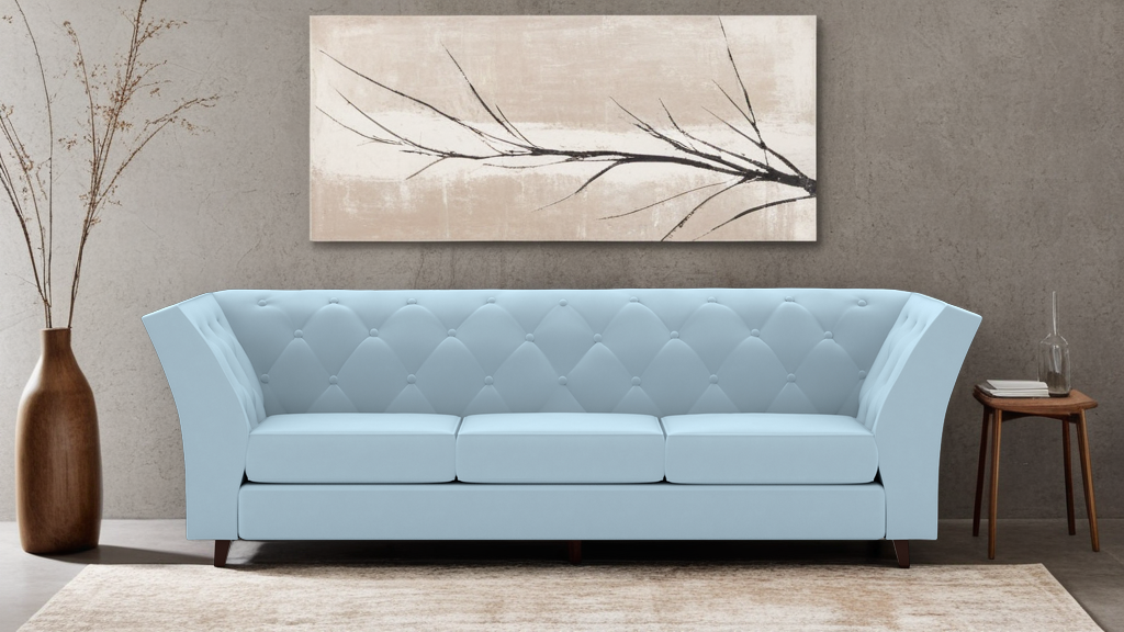 Paris 3 Seater Fabric Sofa