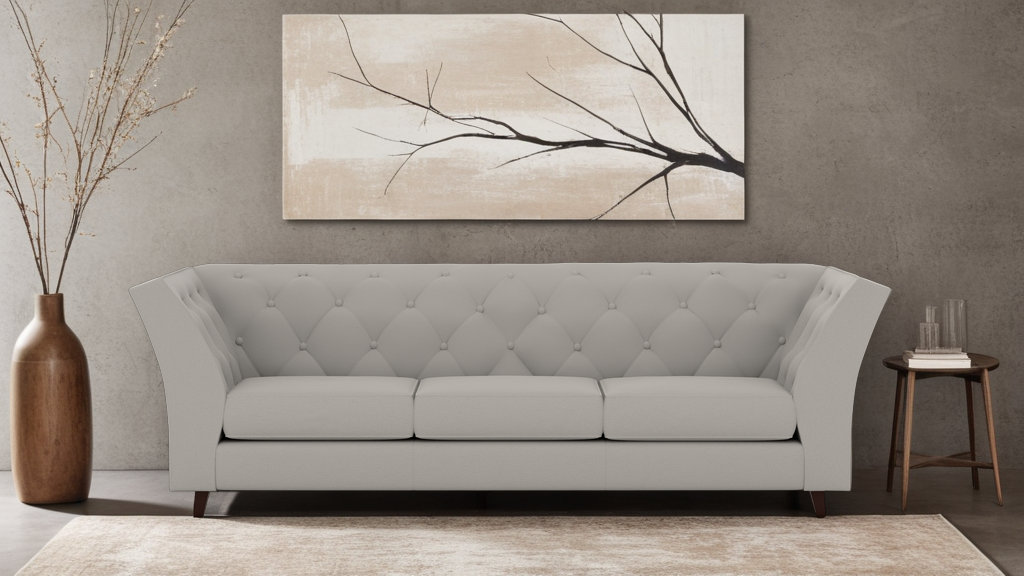 Paris 3 Seater Leather Sofa