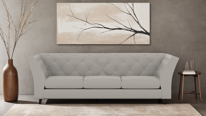 Paris 3 Seater Leather Sofa