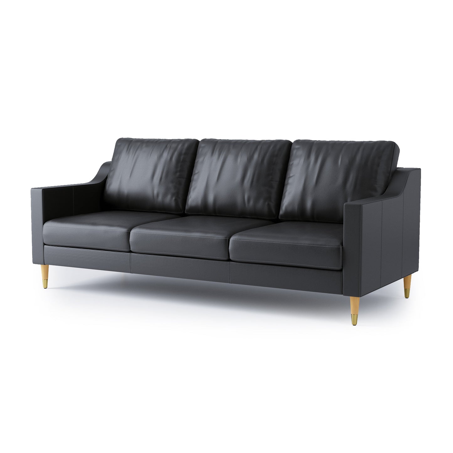 Lore Sofa | 3 Seater Italian Leather Sofa (7 feet)