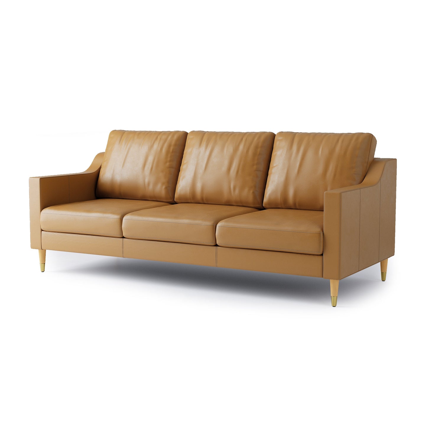 Lore Sofa | 3 Seater Italian Leather Sofa (7 feet)