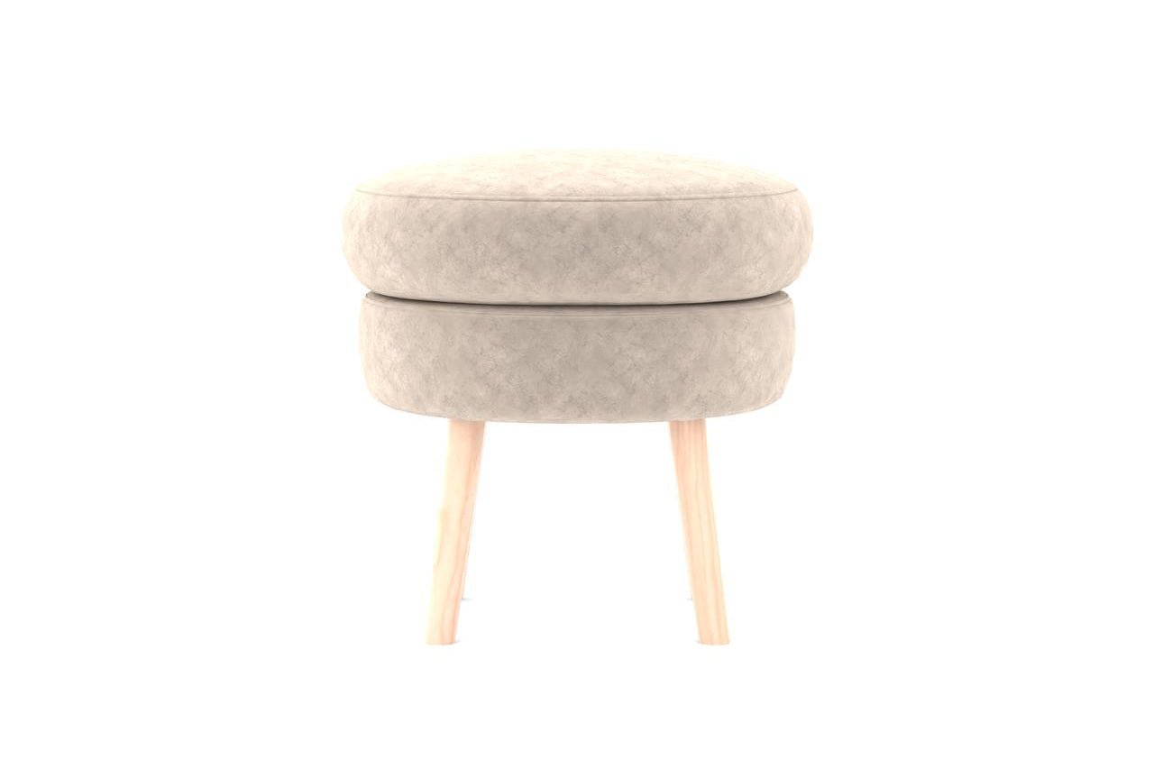 Moon Fabric Ottoman