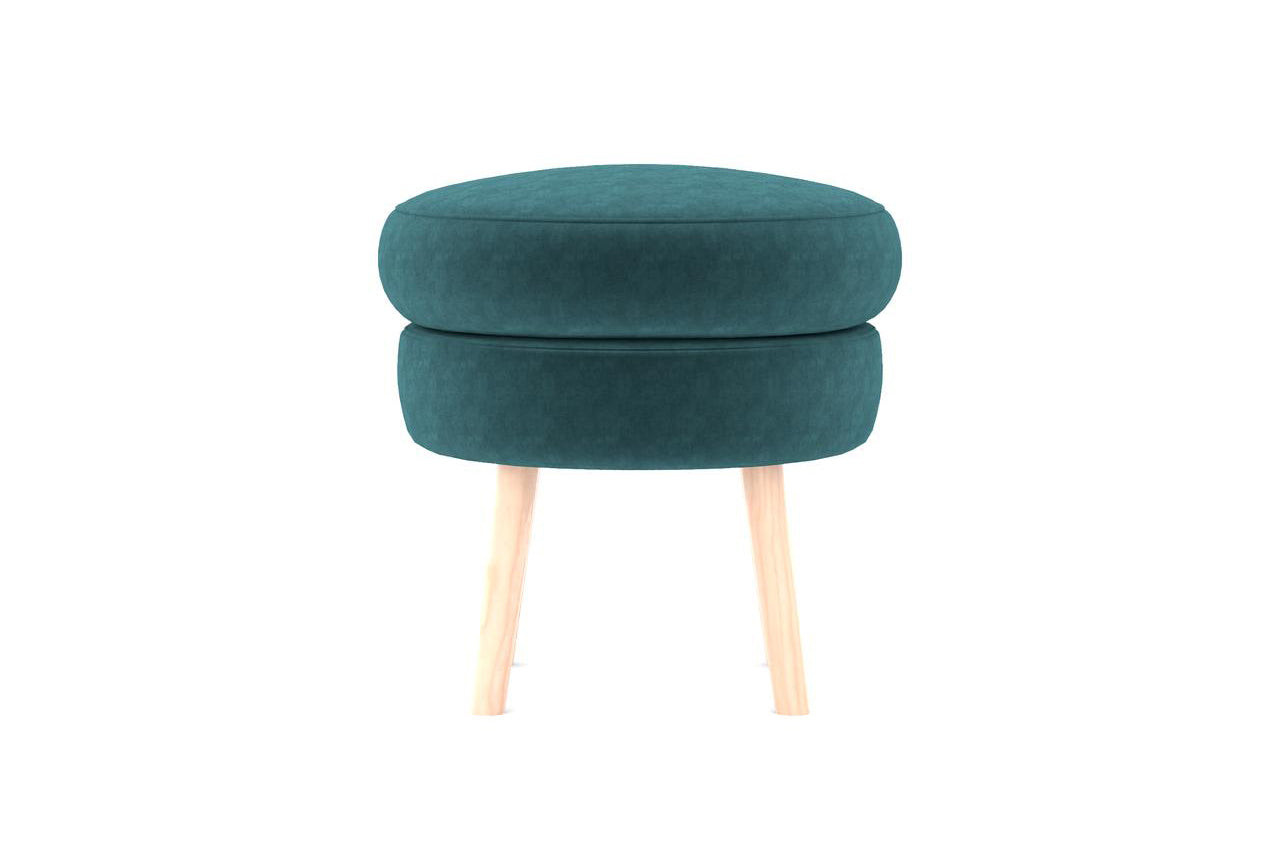 Moon Fabric Ottoman