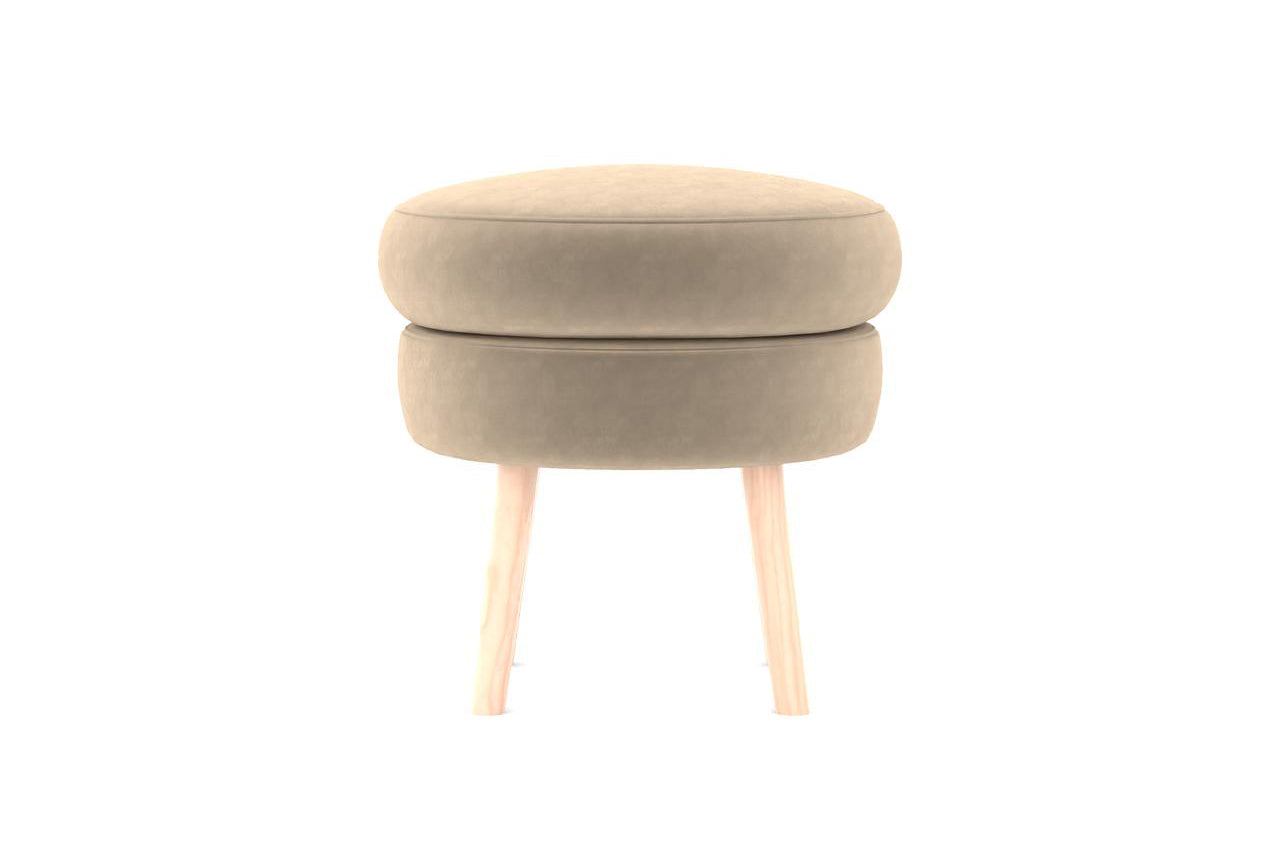 Moon Fabric Ottoman