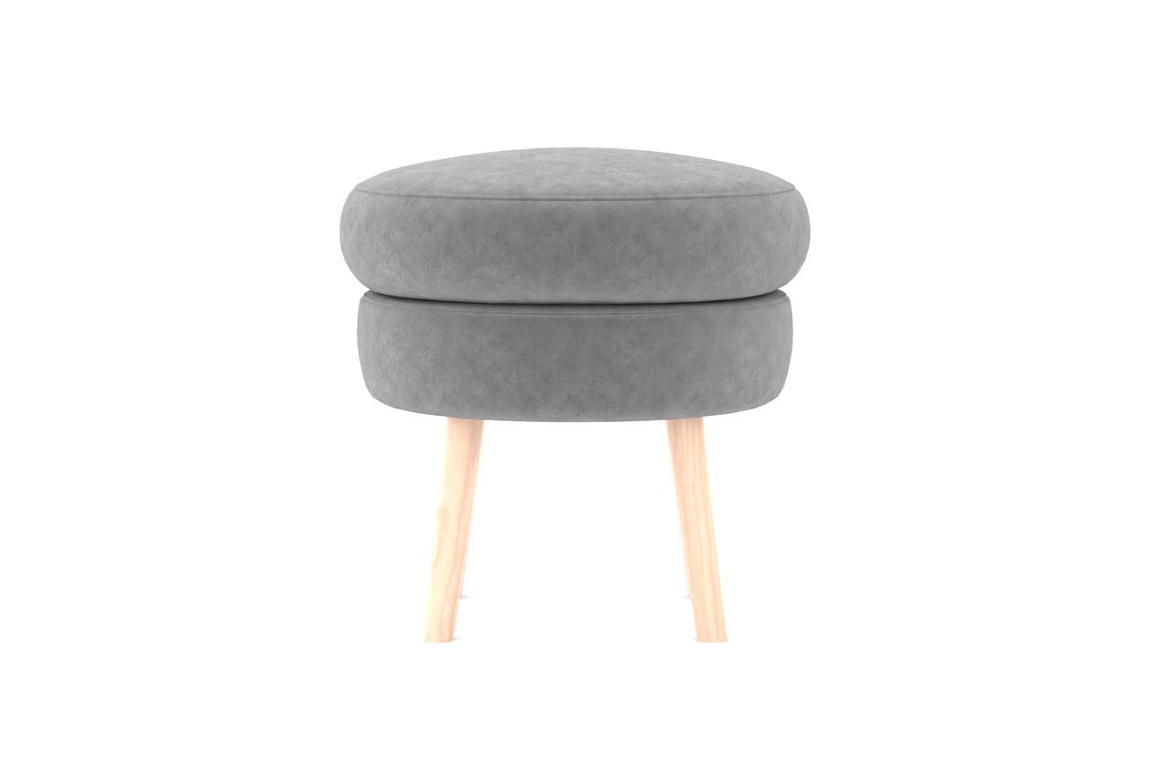 Moon Fabric Ottoman