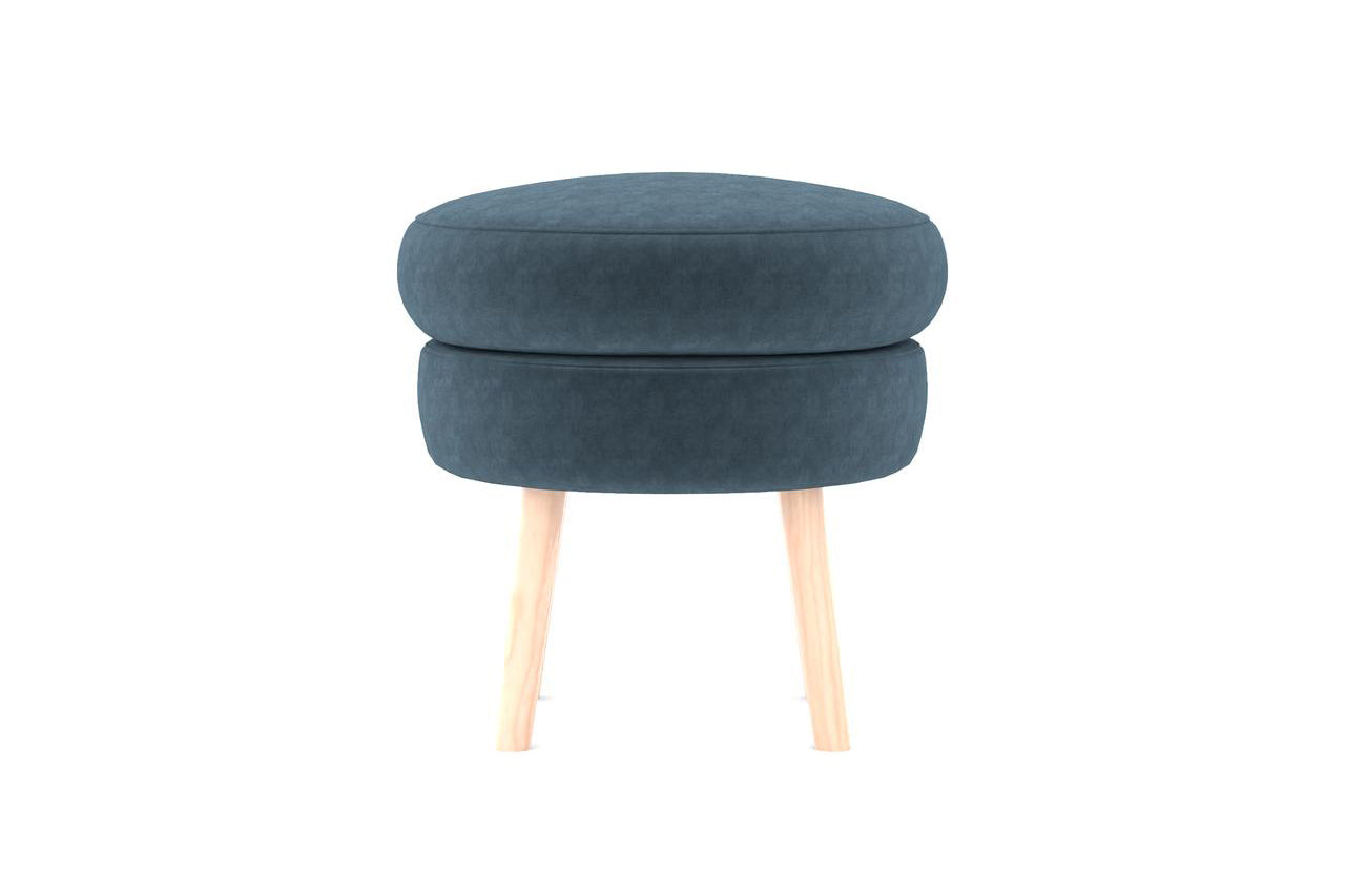 Moon Fabric Ottoman