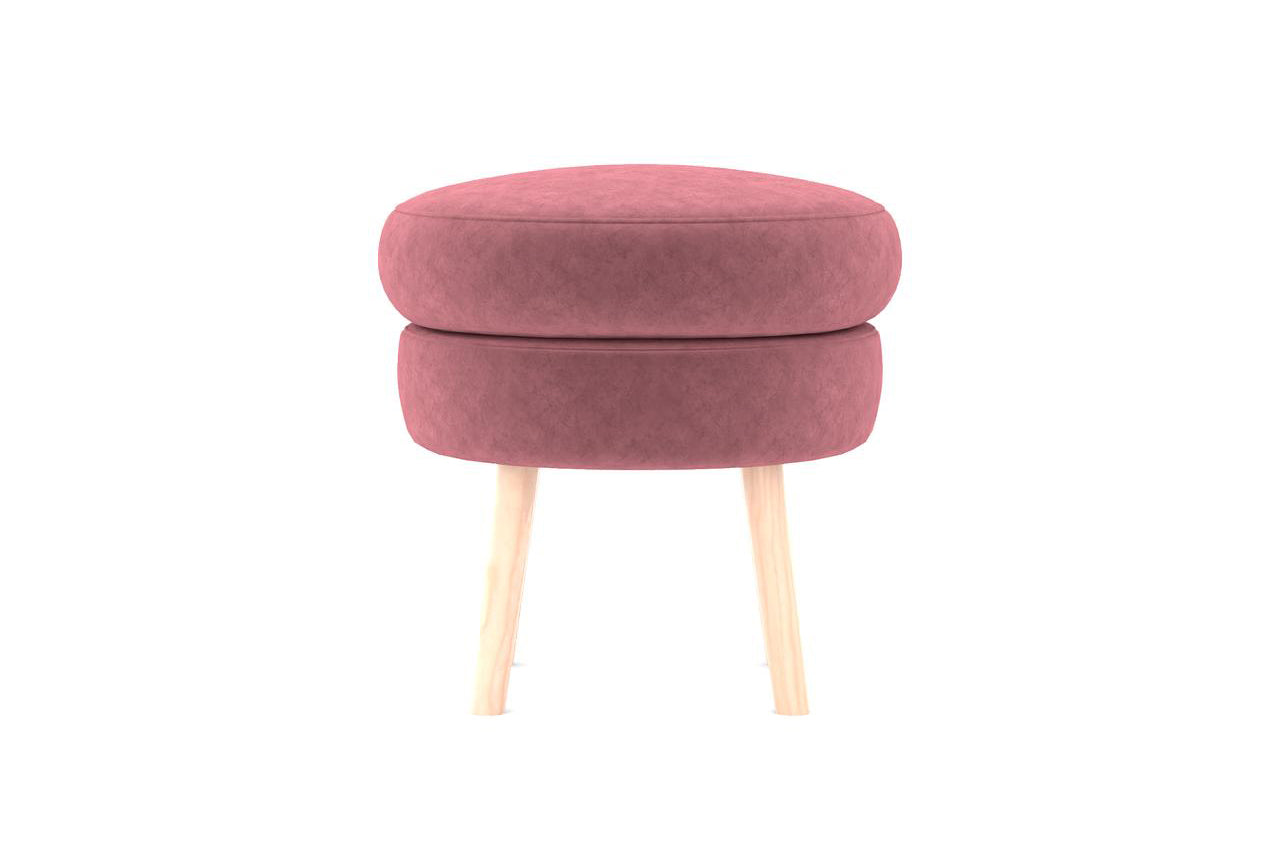 Moon Fabric Ottoman