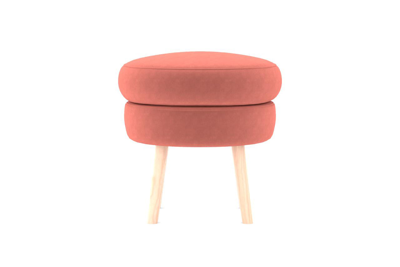 Moon Fabric Ottoman