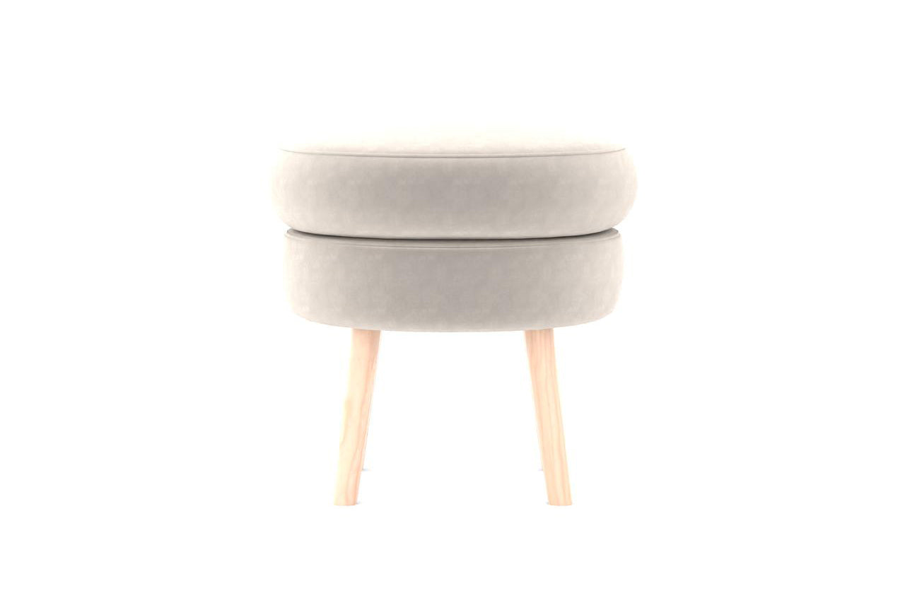 Moon Fabric Ottoman