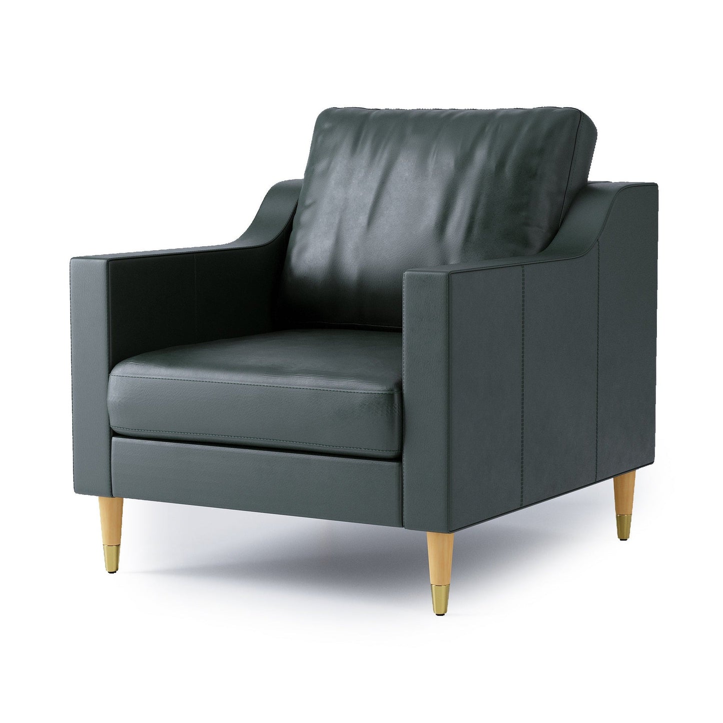 Lore Sofa | 1 Seater Italian Leather Sofa (3 feet)