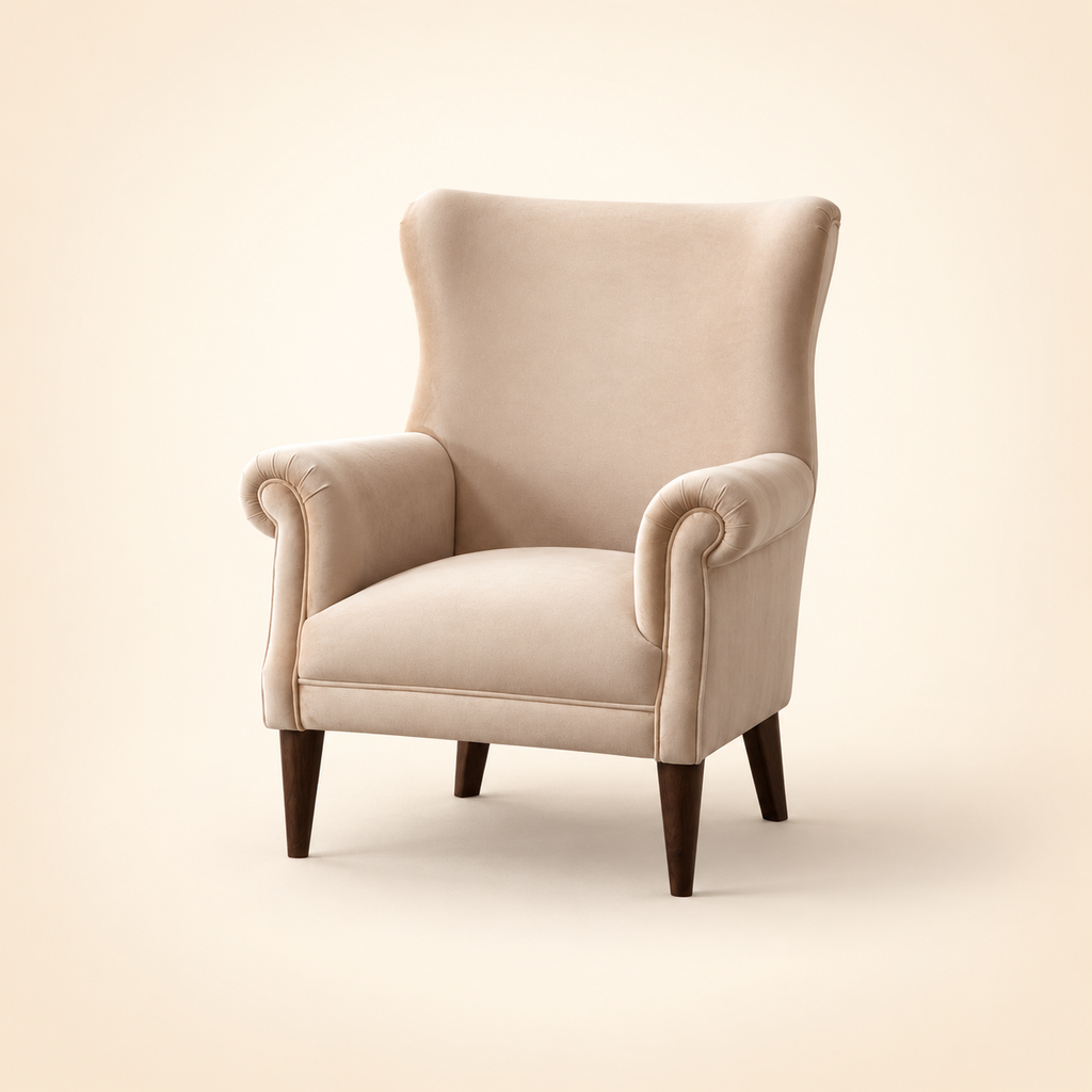 Prima Accent Chair opposite three-quarter view