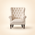 Prima Tufted Accent Chair front view