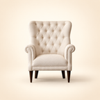 Prima Tufted Accent Chair front view