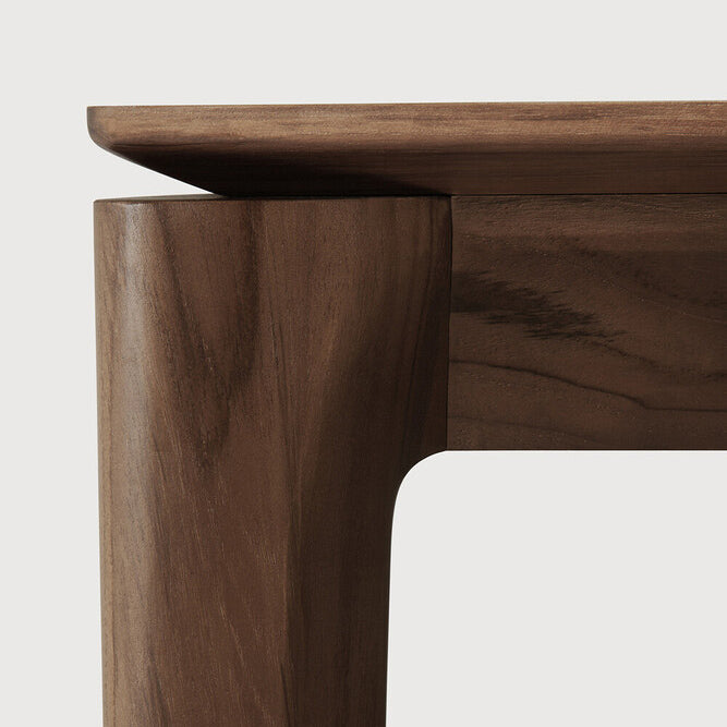 Elan Dining Table (6.5 feet) - Solid Teak/Walnut/Oak Wood