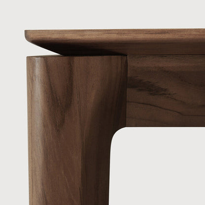 Elan Dining Table (6.5 feet) - Solid Teak/Walnut/Oak Wood