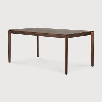 Elan Dining Table (5.3 feet) - Solid Teak/Walnut/Oak Wood