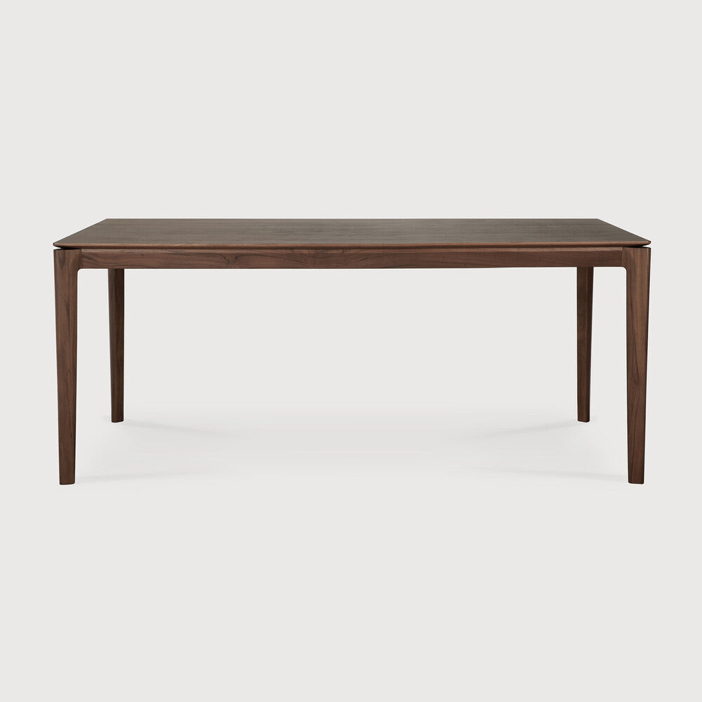 Elan Dining Table (6 feet) - Solid Teak/Walnut/Oak Wood