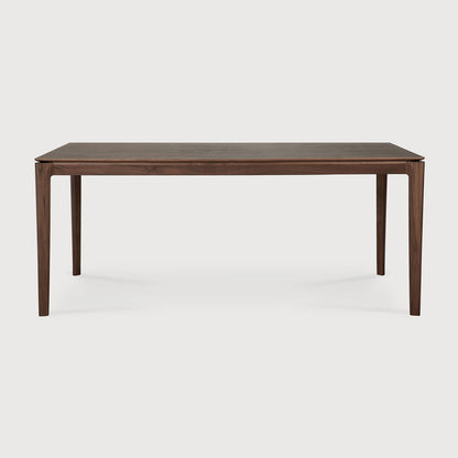 Elan Dining Table (6 feet) - Solid Teak/Walnut/Oak Wood