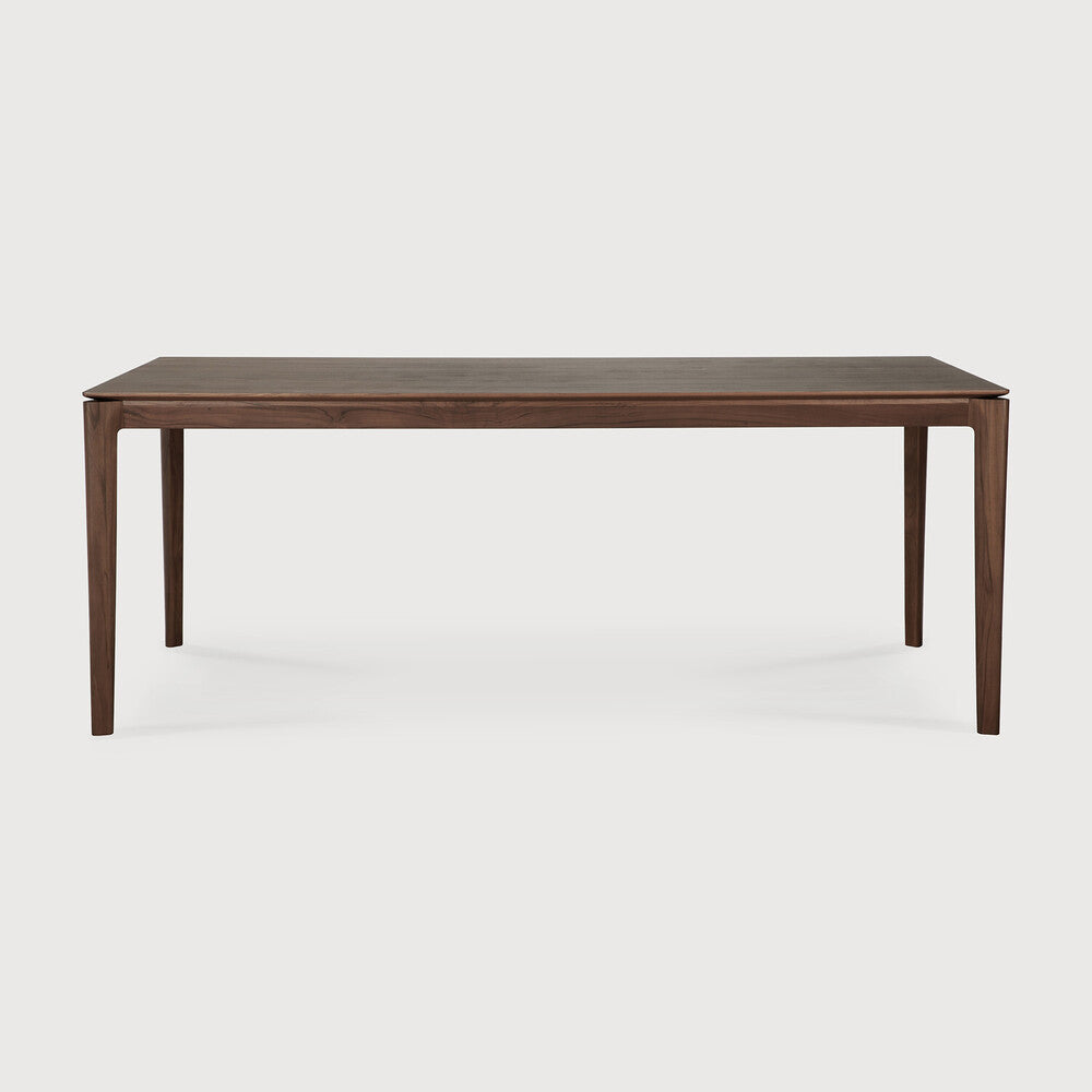 Elan Dining Table (6.5 feet) - Solid Teak/Walnut/Oak Wood