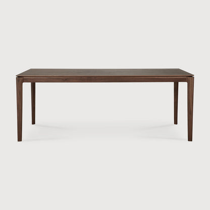 Elan Dining Table (6.5 feet) - Solid Teak/Walnut/Oak Wood
