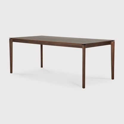 Elan Dining Table (6.5 feet) - Solid Teak/Walnut/Oak Wood