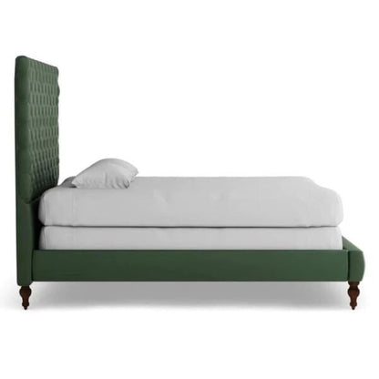 Ketty Upholstered Bed Without Storage In Suede