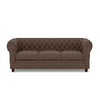 Chesterfield 4 Seater Leather Sofa