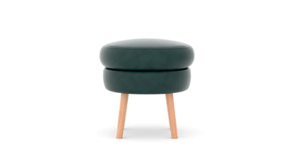 Moon Artificial Leather Ottoman