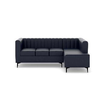 Verna Corner Artificial Leather LHF With Chaise