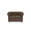 Chesterfield 2 Seater Leather Sofa