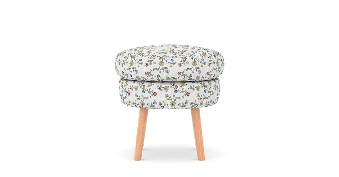 Moon Fabric Ottoman