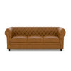 Chesterfield 4 Seater Artificial Leather Sofa