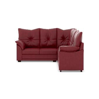 Brooklyn Corner Artificial Leather Both Side Arms