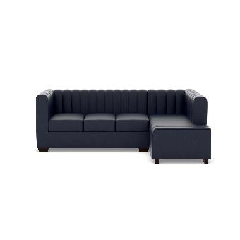 Verna Corner Artificial Leather LHF With Chaise