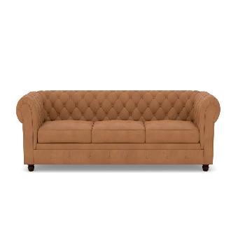 Chesterfield 4 Seater Leather Sofa