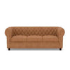 Chesterfield 4 Seater Leather Sofa