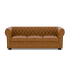 Chesterfield 4 Seater Artificial Leather Sofa