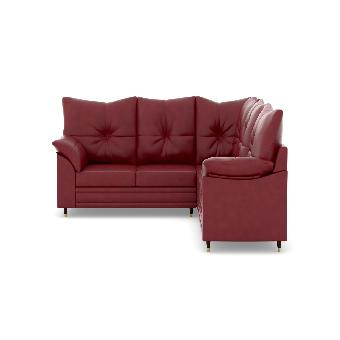 Brooklyn Corner Artificial Leather Both Side Arms
