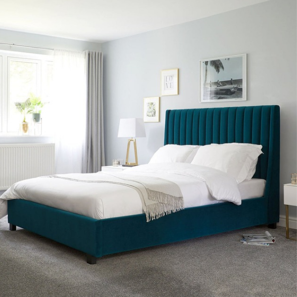 Wisdom Upholstered Bed Without Storage In Suede