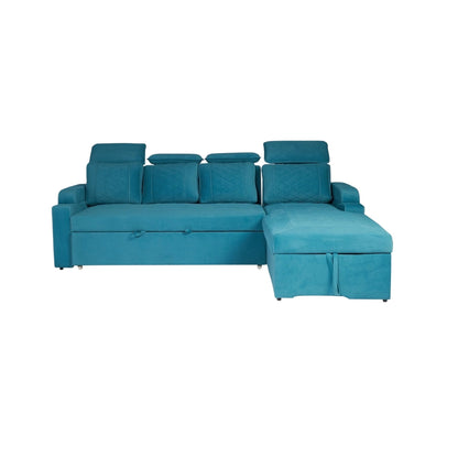 Titanium luxurious Sofa Cum Bed With Lounger