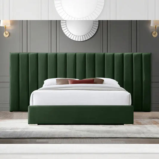 Vogue Luxury Pro Upholstered Bed Without Storage In Suede