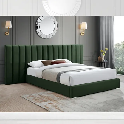Vogue Luxury Pro Upholstered Bed Without Storage In Suede