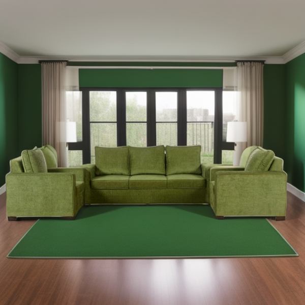 Modish Retreat Sofa Set In Velvet