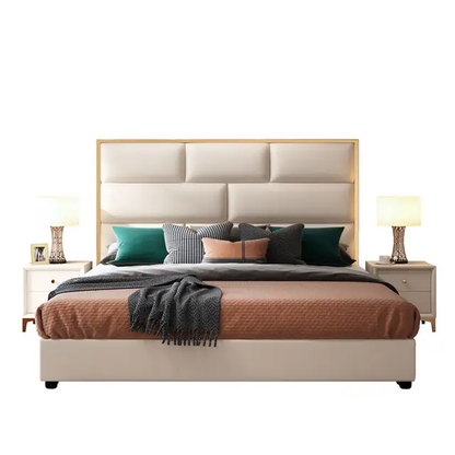 Emerald Upholstered Bed Without Storage In Leatherette