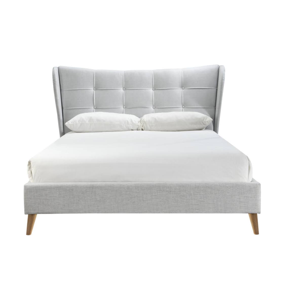 Haval Upholstered Bed Without Storage In Suede